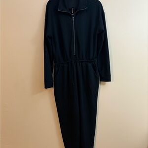 Express Black Long Sleeve Jumpsuit